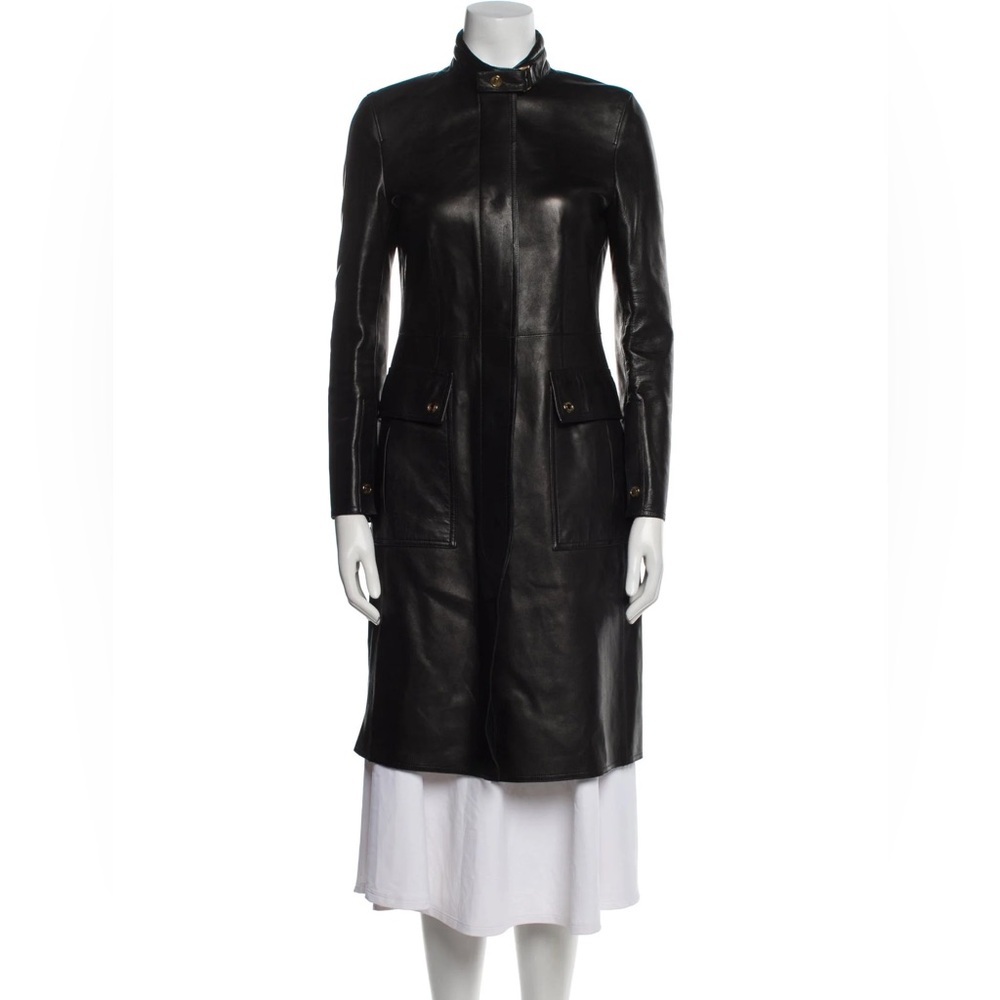 Vintage Gucci Leather Trench Coat